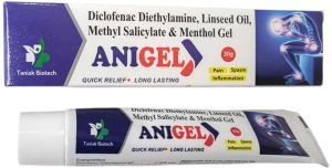 diclofenac sodium menthol methylsalicylate linseed gel ointment