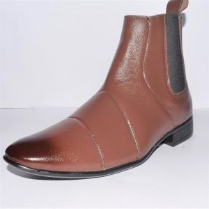 Mens Brown Leather Boots