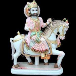 Baba Ram Dev Marble Statue