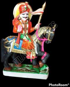 Baba Ram Dev Marble Statue