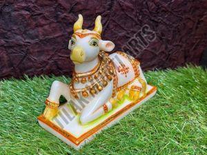 Bast polished Nandi marble statue