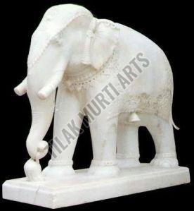 Elephant Marble Statue