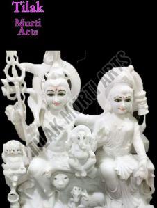 gauri shankar marble statue