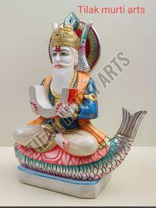 Jhule Lal Marble Statue