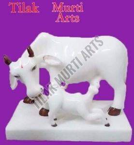 Marble Cow Statue