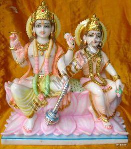 marble laxmi narayan statue