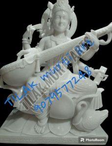 Marble Saraswati Statue