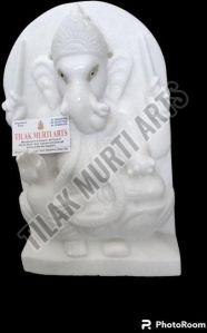 White Marble Ganesh Statue