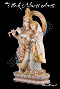 Jugal Jodi Radha Krishna Marble Statue