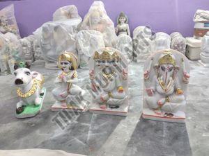 Shiv Parivar Marble Statue