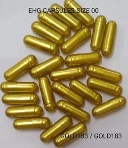 Golden Empty Hard Gelatin Capsules