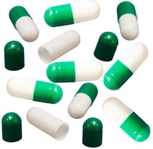 Green White Empty Gelatin Capsules