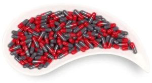Red Grey Empty Gelatin Capsules