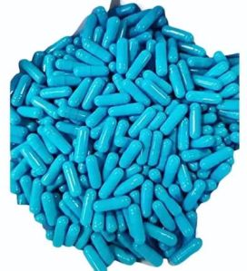 Sky Blue Empty Gelatin Capsules