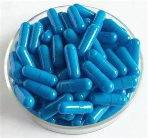 Sky Blue Empty Gelatin Capsules