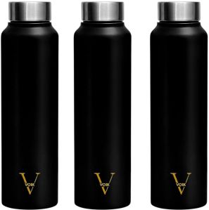 Voik Recto Screw Black Water Bottle