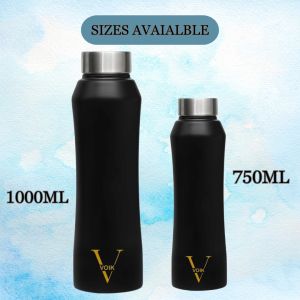 Voik Black Screw Water Bottle