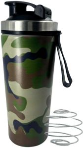 Voik Military Printed 800 ml Gym Shaker Bottle