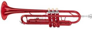 Sheery Professional Red-Silver Trumpet