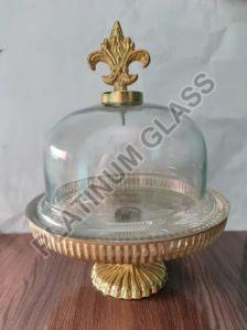 Cake Stand with Glass Dome Cover