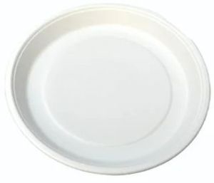 7 Inch Sugarcane Bagasse Round Plate