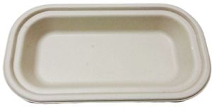 750 ml Bagasse Disposable Rectangular Container