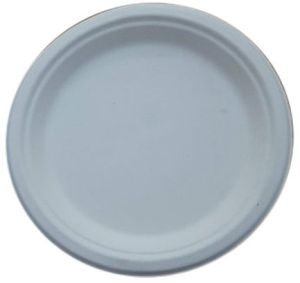 9 Inch Sugarcane Bagasse Round Plate