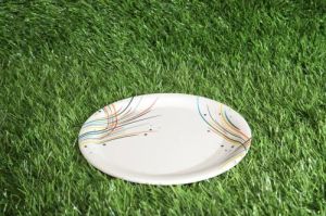 Melamine Multicolor Printed Dinner Plate