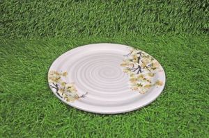 Melamine Spiral Printed Plate Set