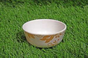 Melamine Golden Flower Printed Plate Set