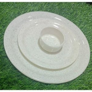 Melamine Dinner Plate Bowl Set