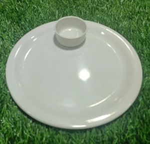 12.5 Inch Melamine Dinner Plate Bowl Set