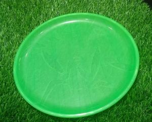 Green Round Fiber Plate