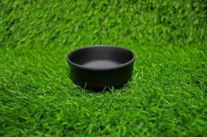 250ml Melamine Black Soup Bowl