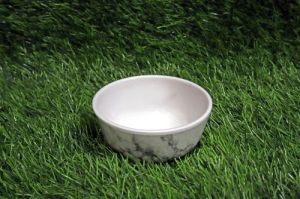 Melamine White Straight Vati