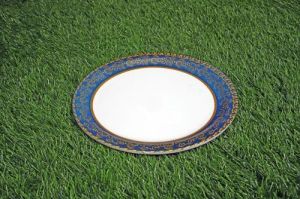 Melamine Blue Printed Dinner Plate