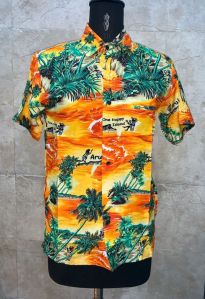 Half sleeve printed beach shirts