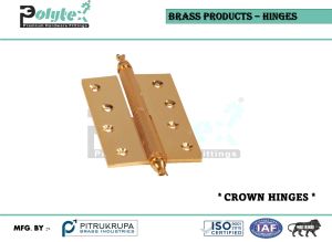 Brass Crown Hinges