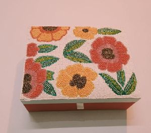 Handmade Beaded Jewellery Box