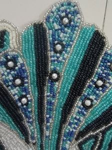 Handmade Seashells Beaded Table Runner
