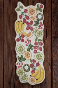Handmade Tabletop Beaded Embroidery Table Runner