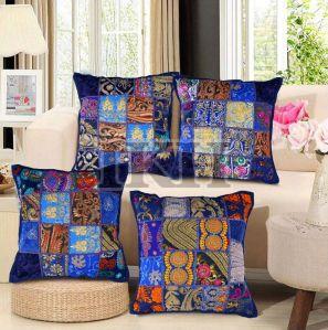 Designer Patchwork Cushion Cover