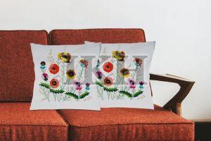 Handmade Multicolor Spring Cushion Covers