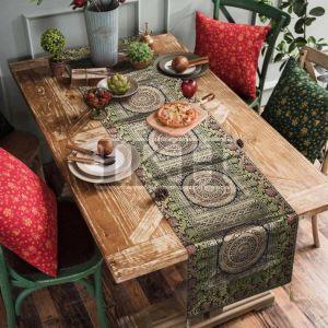 Indian Vintage Table Runner Home Decorative Table Runner