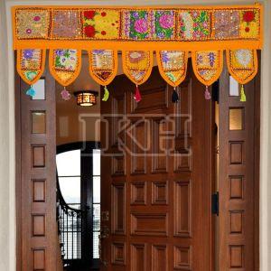 Vintage Patchwork Toran Indian Embroidered Door Hangings
