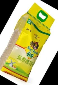 10kg D Cut Rice Packaging Printed BOPP Bag