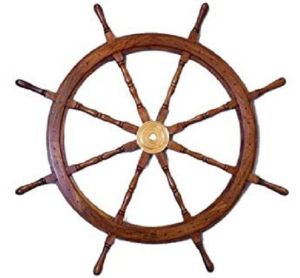 36 inch Wooden Ship Wheel