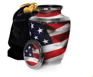 American Flag Cremation Urns