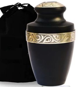 Black Golden Cremation Urns