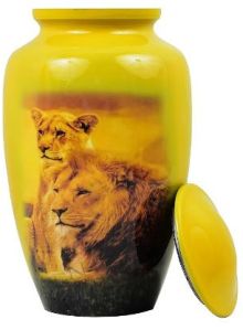 Lion Design Cremation Urns